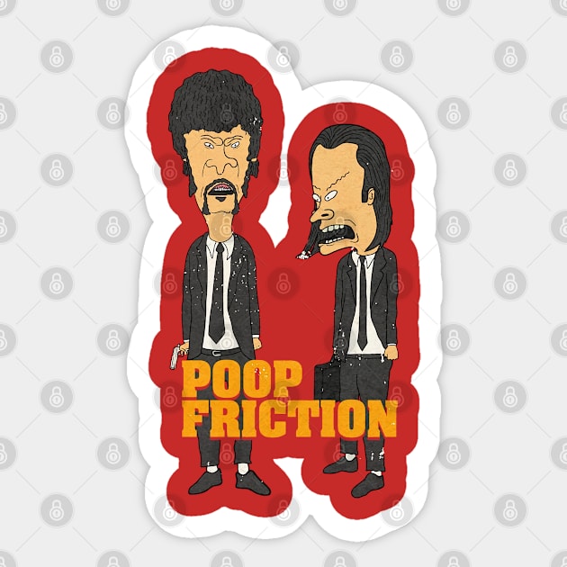 POOP FRICTION CORNHOLIO Sticker by jandamuda99